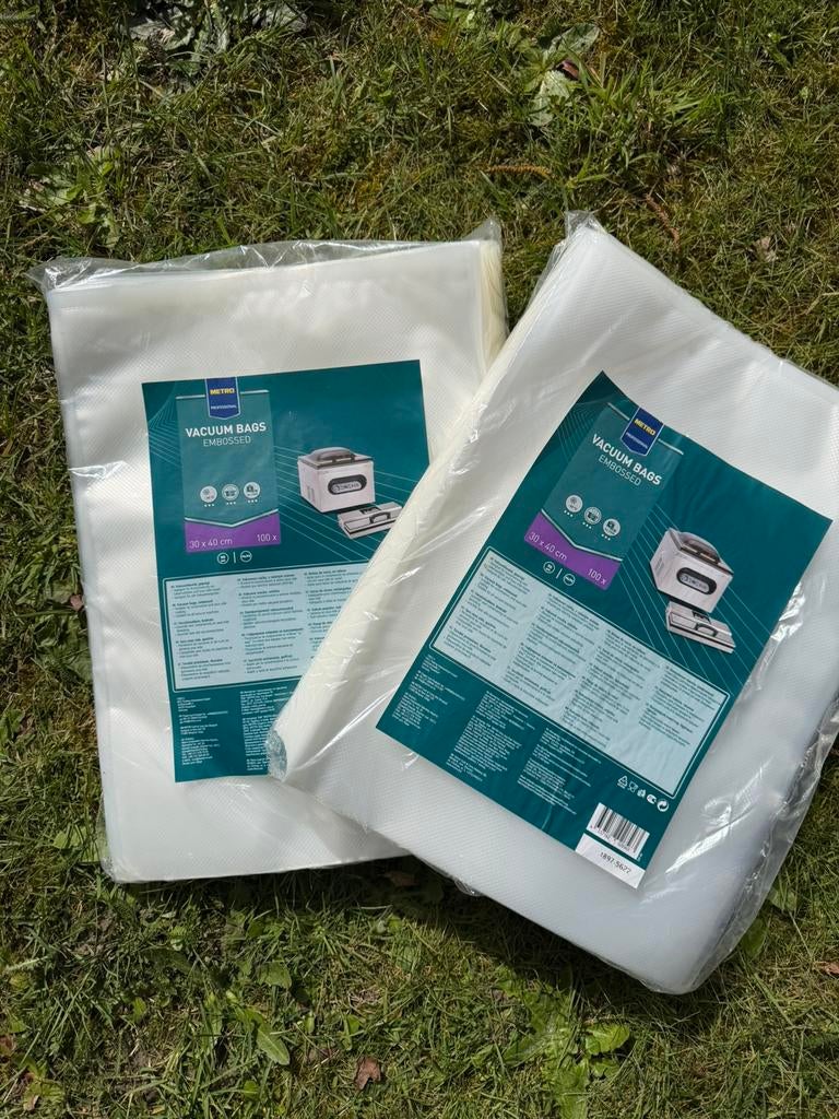 Vacuum zakken 30x40cm 200 stuks, Ophalen