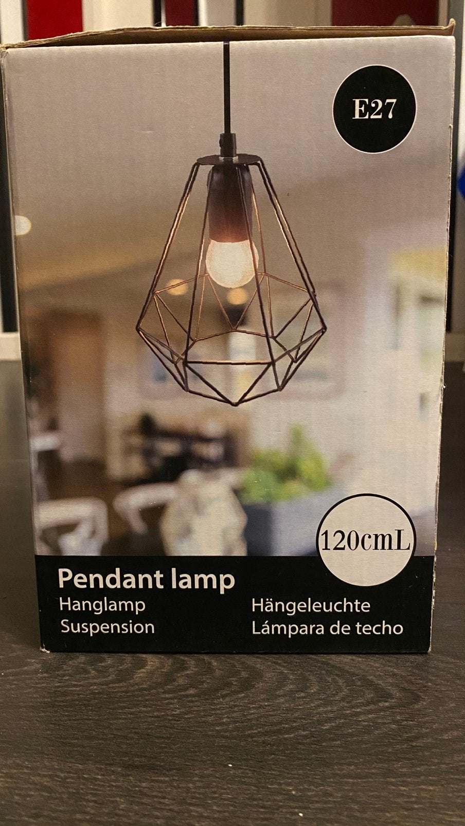 Lampe cage suspension, Enlèvement, Neuf