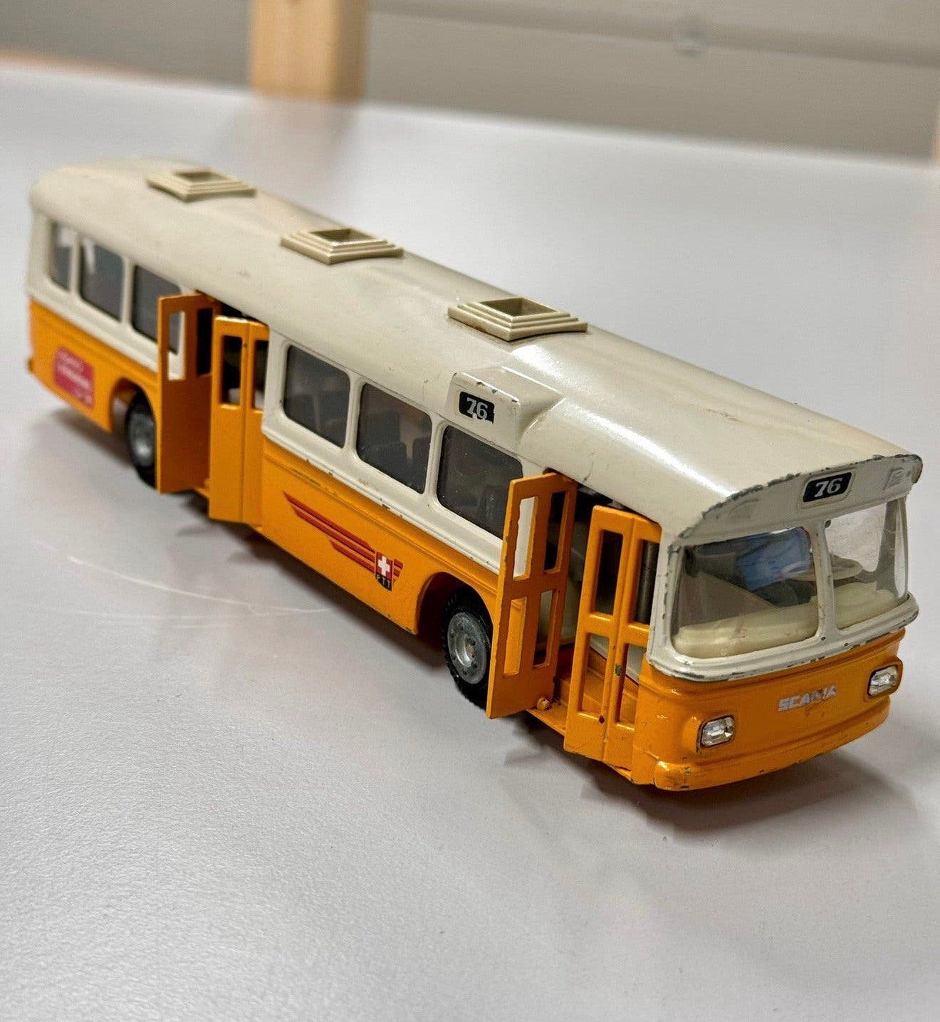 1960 Tekno Denmark Holland 851 Scania CR-76 City Bus 1:43, Ophalen of Verzenden, Zo goed als nieuw, Bus of Vrachtwagen
