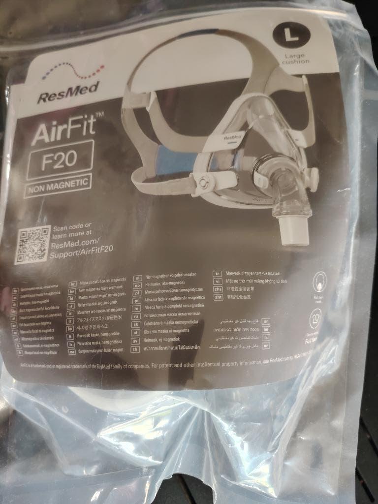 Masque CPAP ResMed Airfit N20 de taille L neuf, Divers, Enlèvement ou Envoi, Neuf