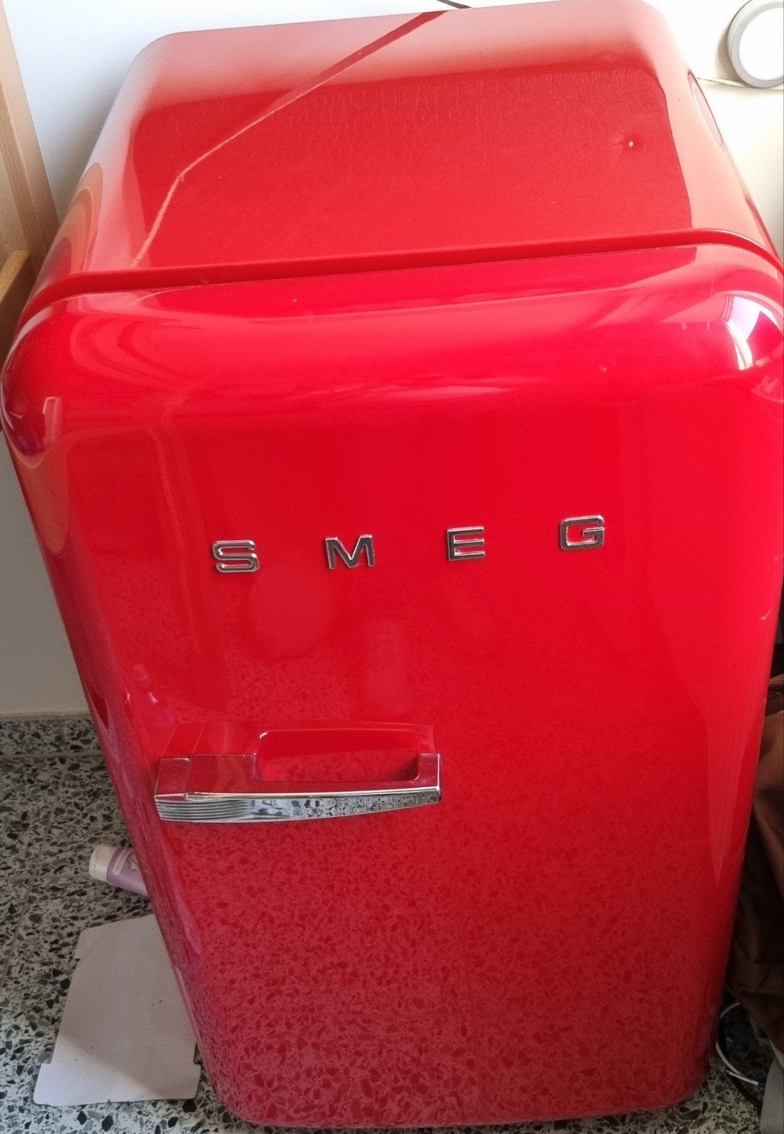 smeg combi koelkast, Ophalen