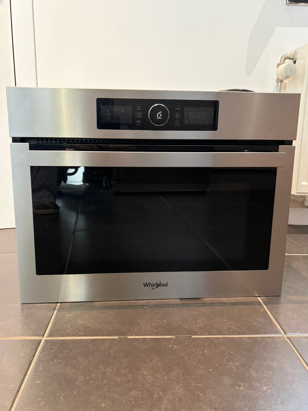 Four à micro-ondes combiné WHIRLPOOL 6th Sense, Encastré, Utilisé, 45 à 60 cm, Plaque tournante