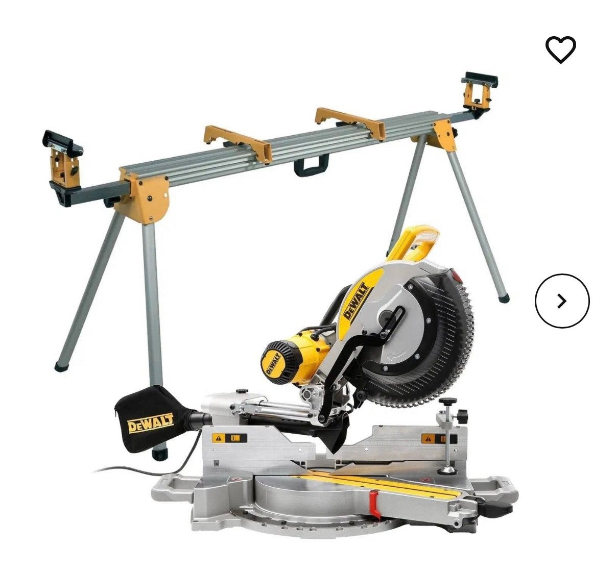 Dewalt Dws780 Qs XPS set, Ophalen, Zo goed als nieuw