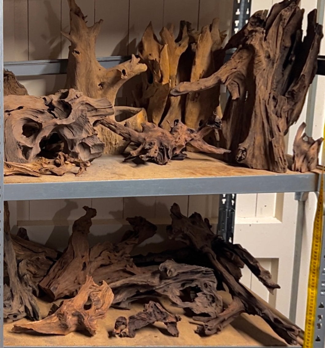 Grote Partij Kienhout / Spiderwood / Mangrove Hout Decoratie, Ophalen of Verzenden, Zo goed als nieuw, Decoratie