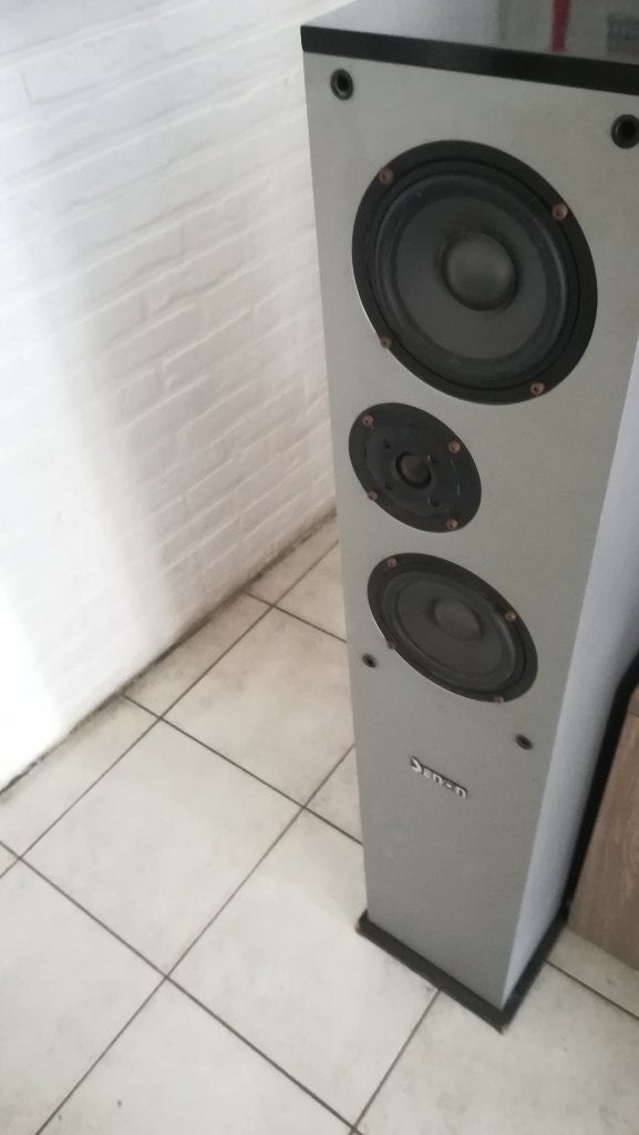 Denon 5-weg tower Luidsprekers, Ophalen, Gebruikt