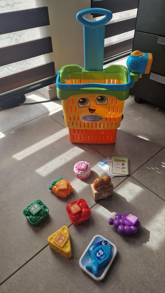 Vtech scan en leer 2 in 1 winkelmand, Ophalen