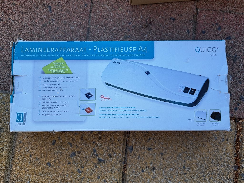Lamineerapparaat voor A4, Ophalen, Zo goed als nieuw