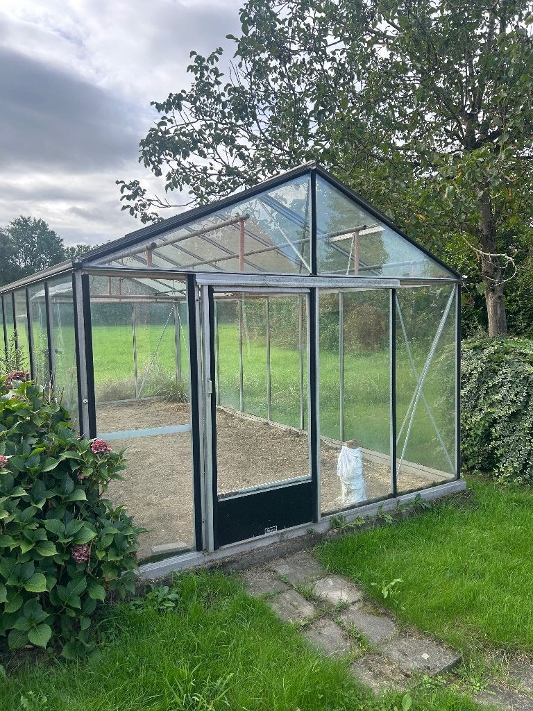 Serre 6mx3m, Tuin en Terras, Ophalen, Glas, Zo goed als nieuw, Aluminium