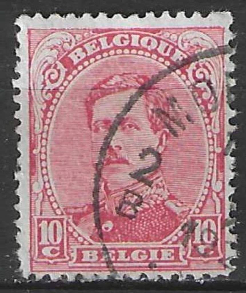 Belgique 1915 - Yvert/OBP 138 - Roi Albert Ier (ST), Timbres & Monnaies, Envoi, Affranchi, Oblitéré, Maison royale