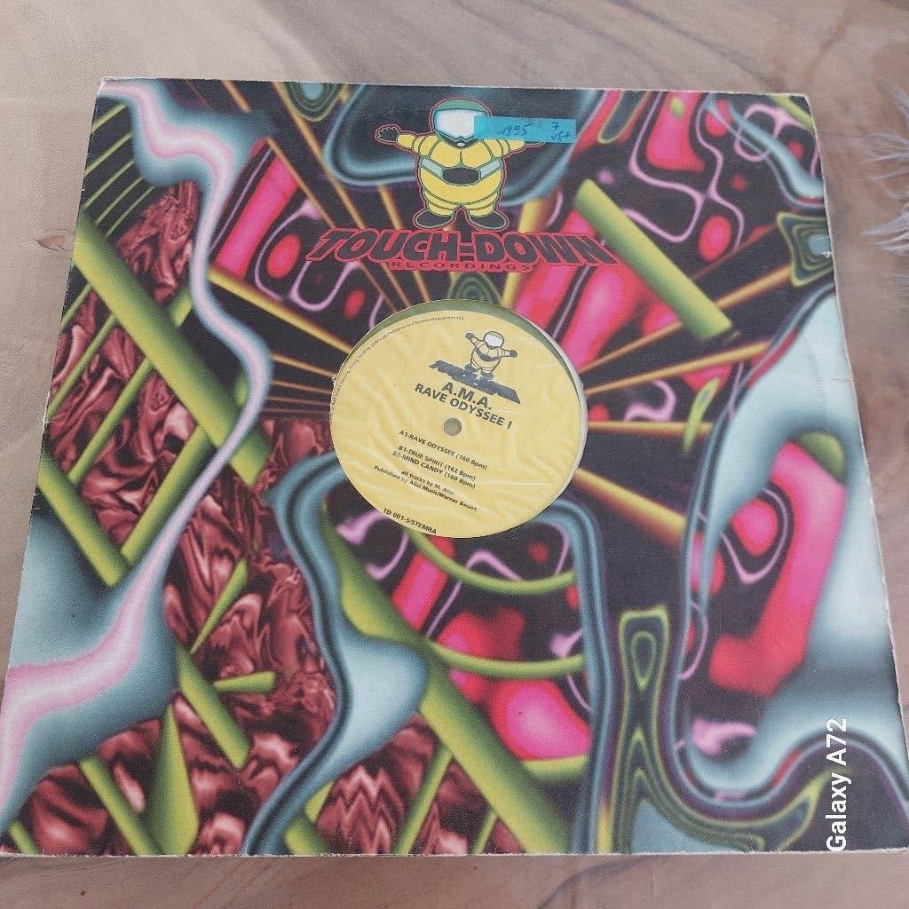 A.M.A. rave odyssee1  12 inch maxi, Cd's en Dvd's, Vinyl | Dance en House, Gebruikt, Hardcore, Ophalen of Verzenden, 12 inch
