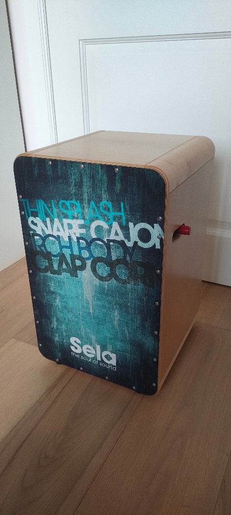 Sela SE 078 Casela Vintage Snare Cajon (Blauw), Musique & Instruments, Enlèvement, Comme neuf, Autres marques