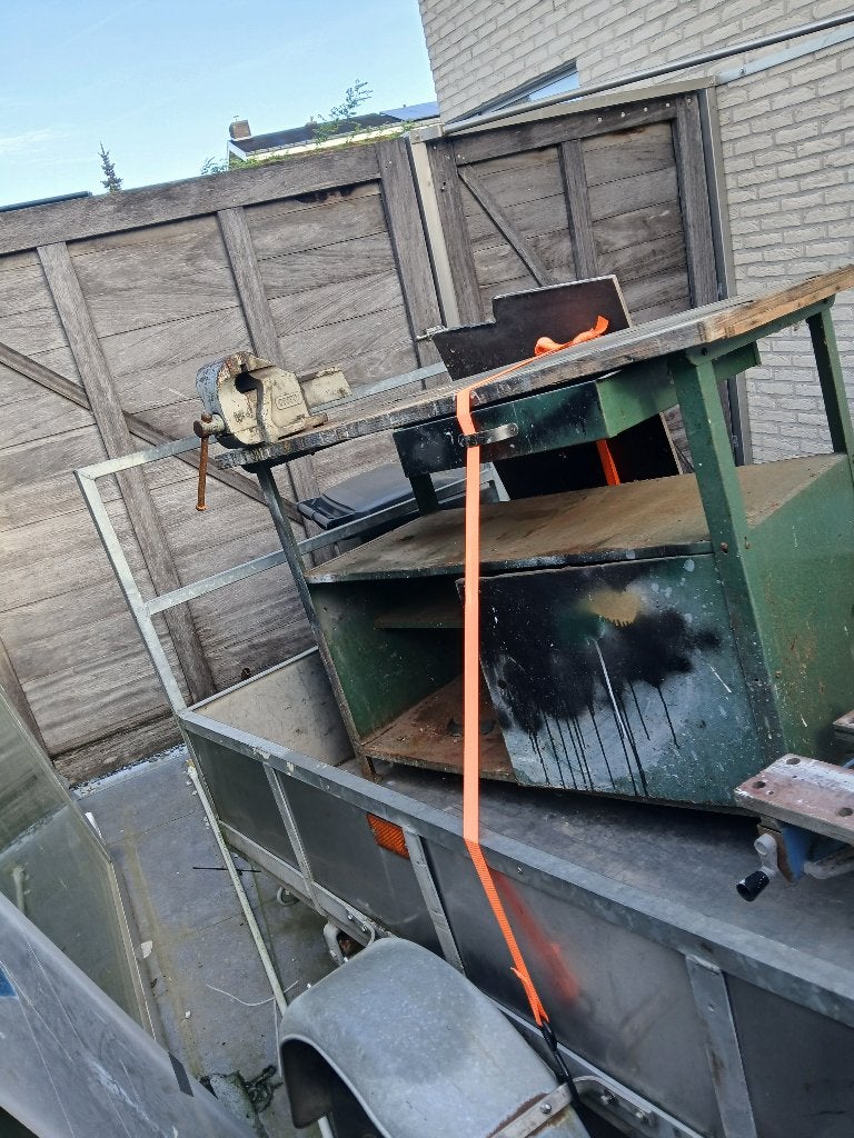Werkbank, Ophalen, Gebruikt, 70 tot 120 cm, Bankschroef