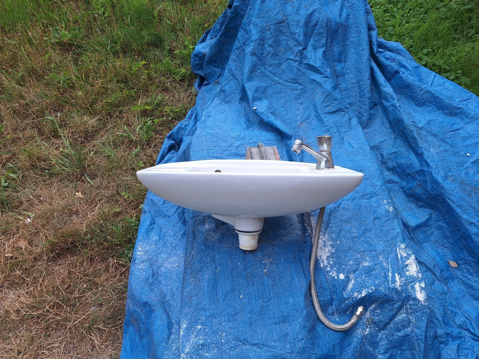 Lavabo met kraan, Doe-het-zelf en Bouw, Sanitair, Ophalen, Kraan