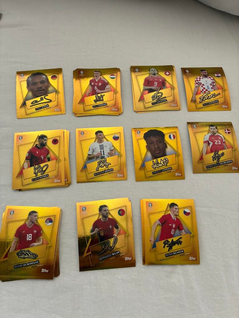 Ek 2024 Topps - SP handtekening, Ophalen of Verzenden, Nieuw, Sticker