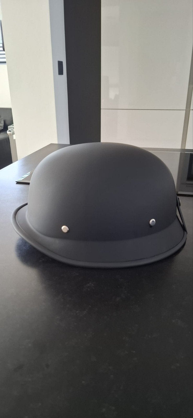 Retro "pot" helm medium nieuw, Ophalen of Verzenden, Nieuw, Medium