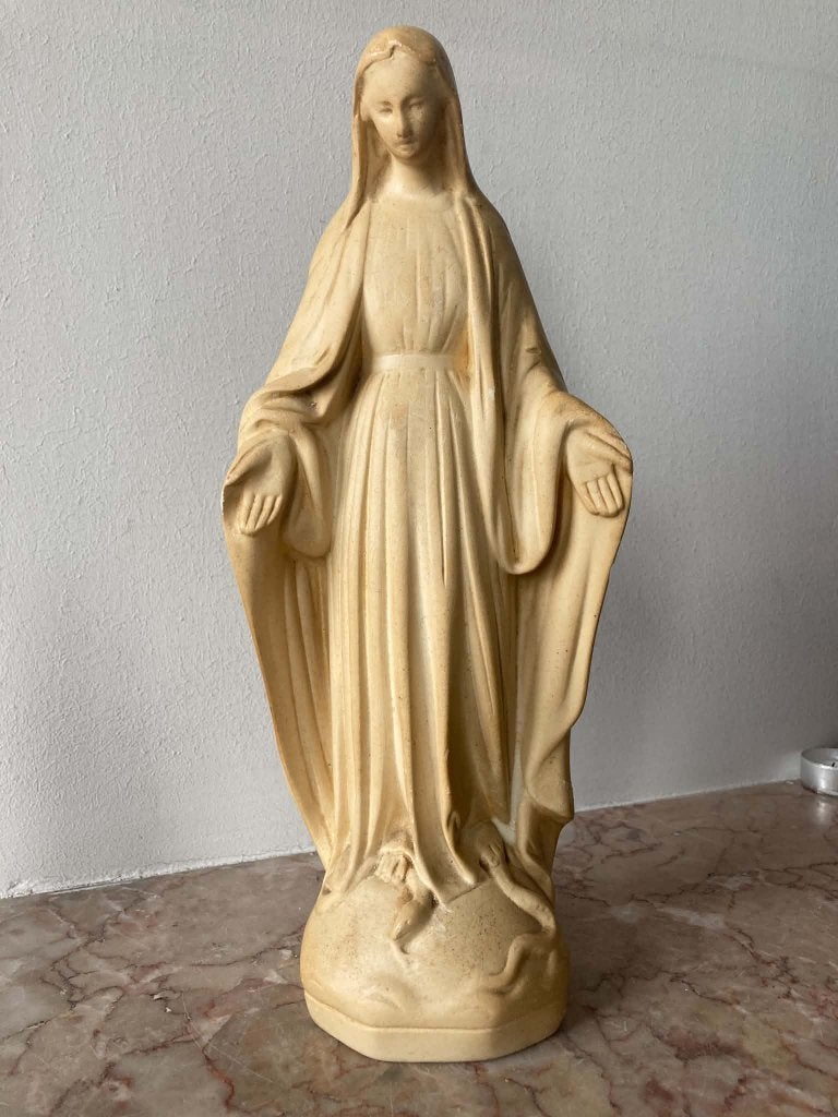 Beeld Maria Onbevlekte Ontvangenis (33 cm), Antiek en Kunst, Ophalen of Verzenden