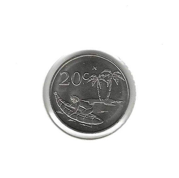 Tokelau Islands, 20 Cents 2017., Postzegels en Munten, Munten | Oceanië, Ophalen of Verzenden, Losse munt