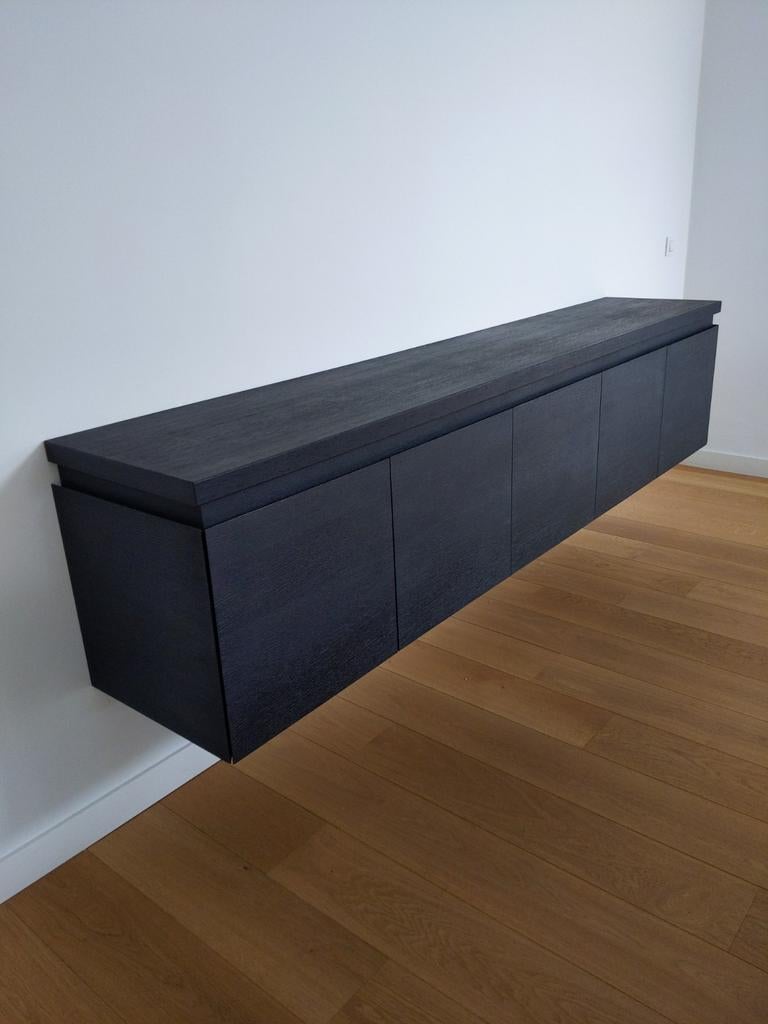 Zwarte eiken dressoirkast, Huis en Inrichting, Ophalen