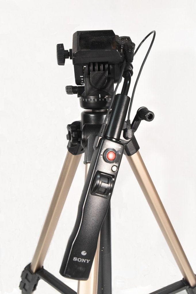 Sony VCT-870RM statief, Audio, Tv en Foto, Fotografie | Statieven en Balhoofden, Ophalen, Balhoofd, Zo goed als nieuw, 150 tot 175 cm