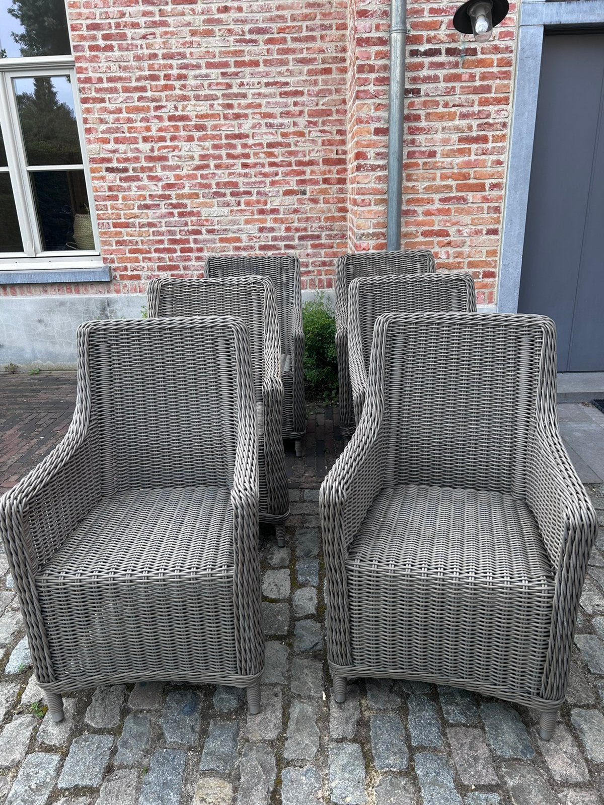 6 tuinstoelen Bukatchi, Tuin en Terras, Tuinstoelen, Ophalen, Gebruikt