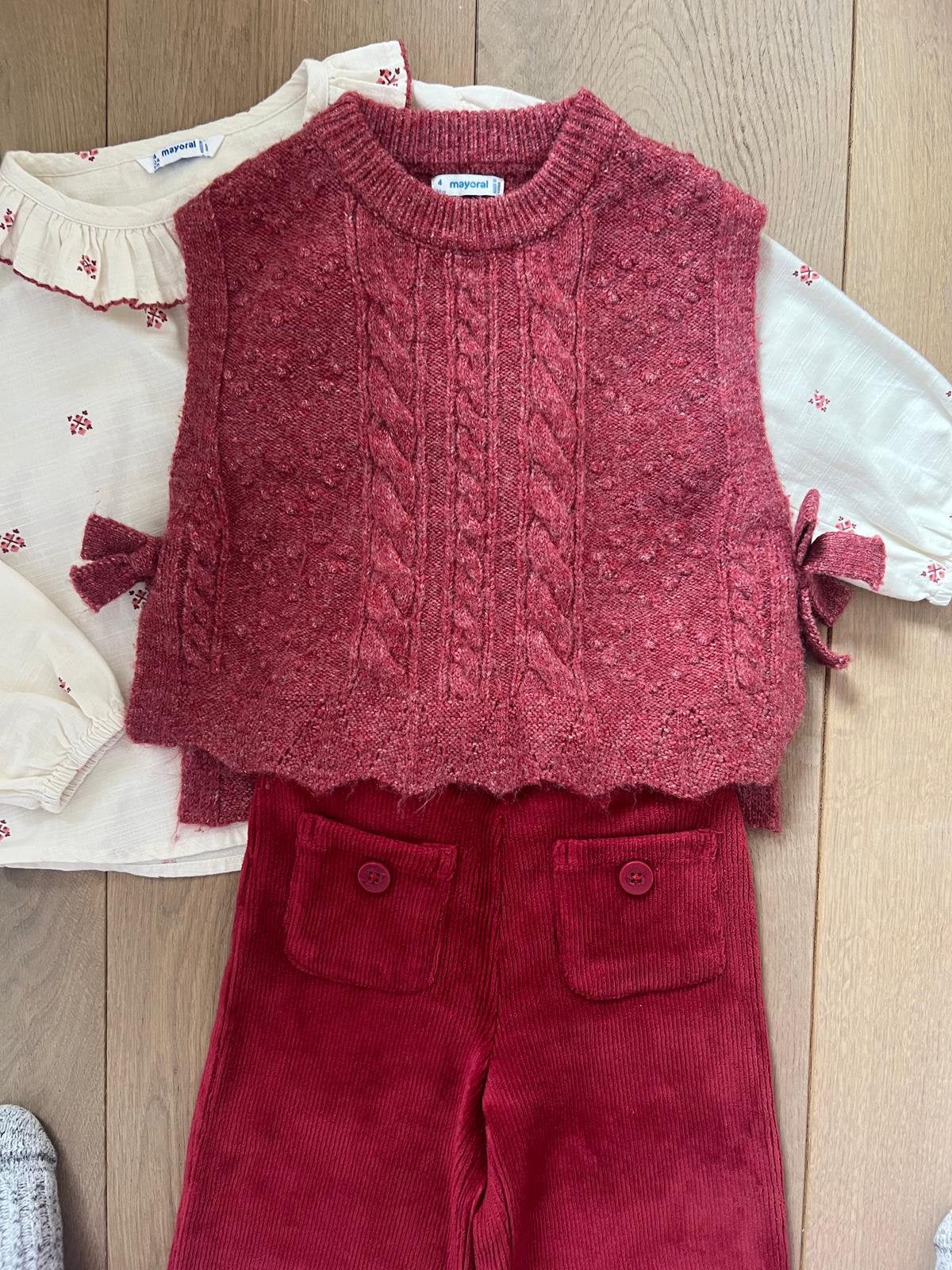 Broek-bloes-debardeur Mayoral, Kinderen en Baby's, Ophalen, Zo goed als nieuw, Meisje, Setje