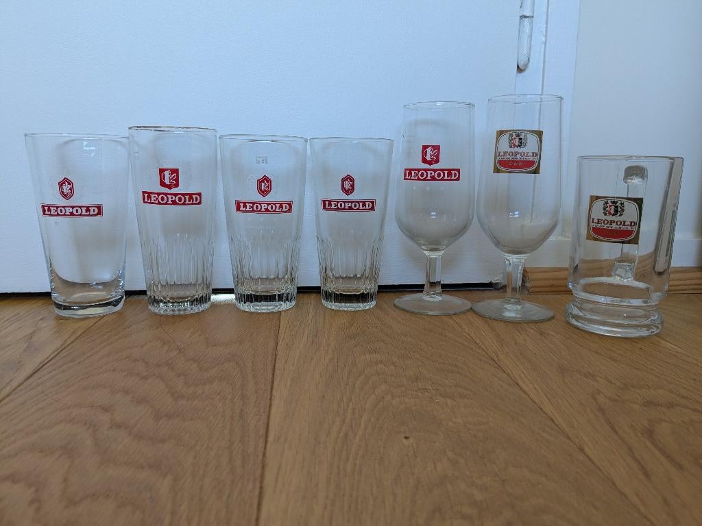 Verres brasserie Leopold Bruxelles, Collections, Enlèvement