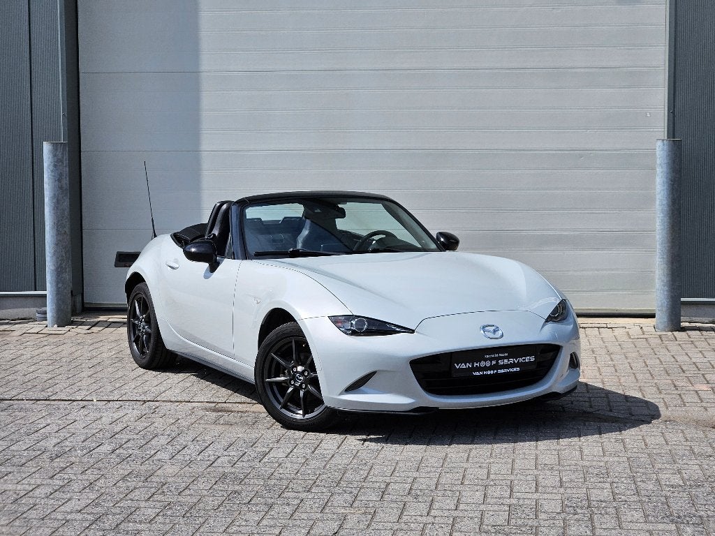 Mazda MX-5 ND 1.5i Skyactiv-G, Achterwielaandrijving, 4 cilinders, Cabriolet, Wit