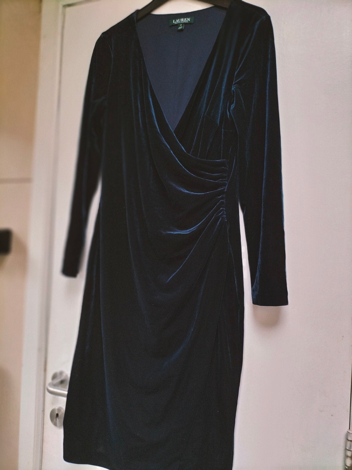 Ralph Lauren, diep koningsblauwe floeren jurk met 10=38-40, Kleding | Dames, Ophalen of Verzenden