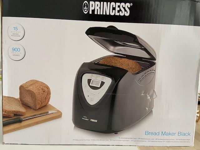 broodbakmachine PRINCESS nieuw, Kijkvenster, 800 tot 1200 gram deeg, Zo goed als nieuw, Ophalen