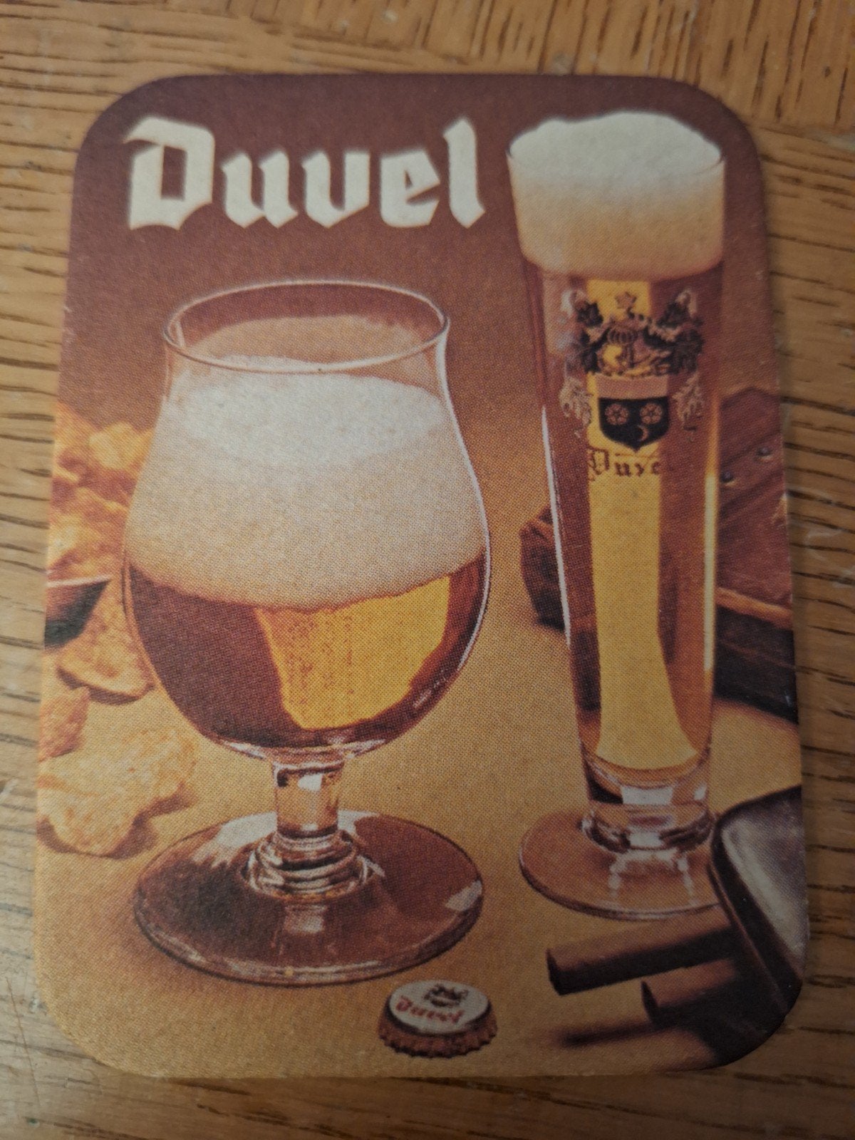 oud bierviltje brouwerij Duvel Moortgat, Enlèvement ou Envoi, Duvel