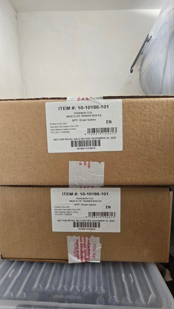 Phantasmal Flames ETB case Sealed., Ophalen of Verzenden, Nieuw, Boosterbox, Foil