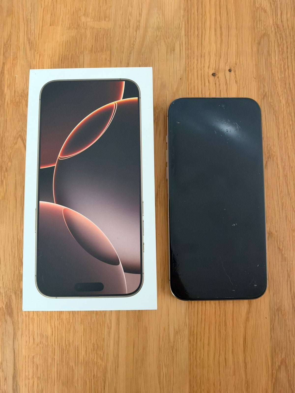 Iphone 16 Pro Max - 256 GB - Desert Sand, Télécoms, 256 GB, 88 %, IPhone 16 Pro Max, Comme neuf