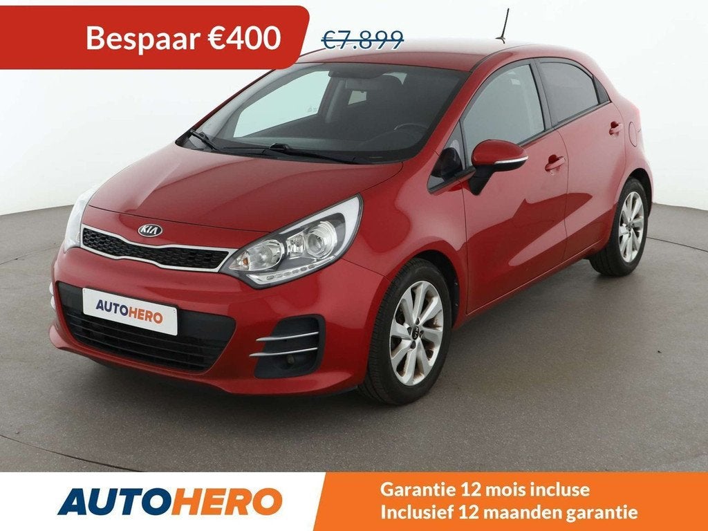 Kia Rio 1.4 CRDi Active (année de construction 2014), Autos, Kia, Rouge, https://public.car-pass.be/vhr/dd7cd77a-47bd-42ff-a225-ee8426907610