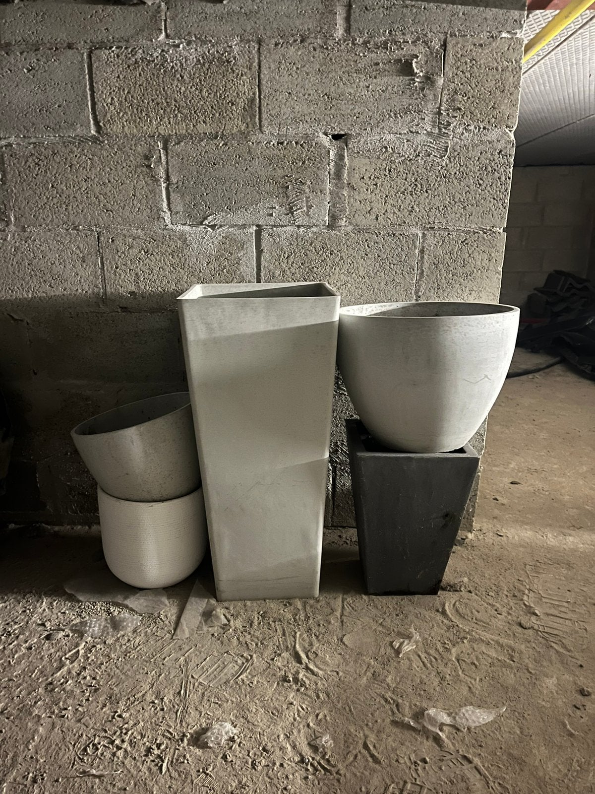Pots fleurs jardinières 5€ pièces, Jardin & Terrasse, Enlèvement, Comme neuf