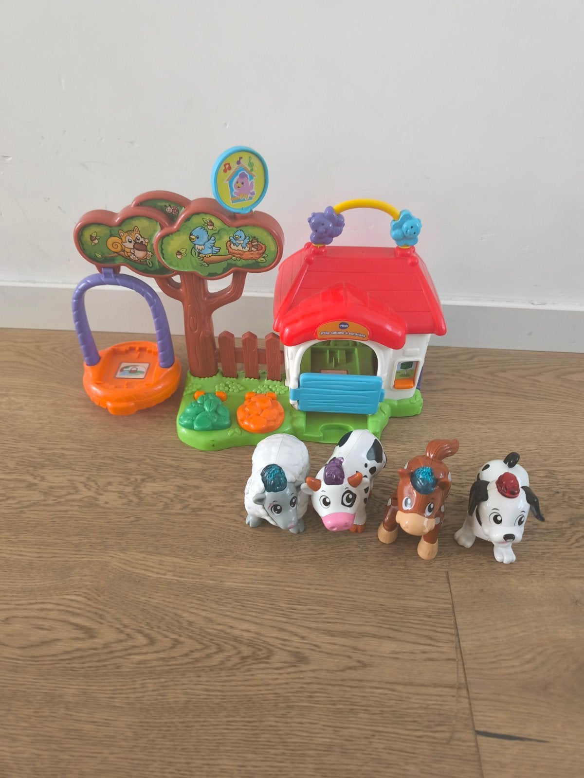 Vtech zoef zoef dieren + hondenhok, Kinderen en Baby's, Ophalen, Zo goed als nieuw