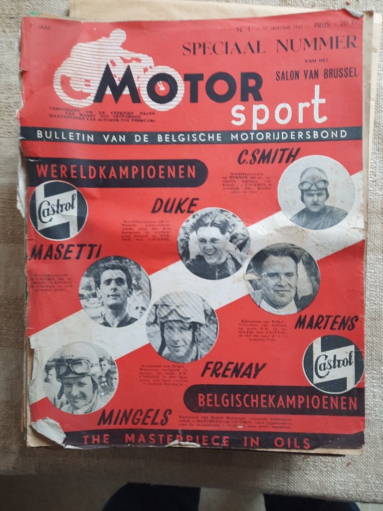 Vintage magazines "Motorsport" - 3 jaargangen., Enlèvement, Onbekend
