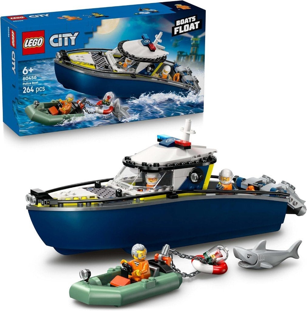 Neuf - Lego La course-poursuite en bateau de police (60456), Enlèvement ou Envoi, Complet, Lego, Ninjago