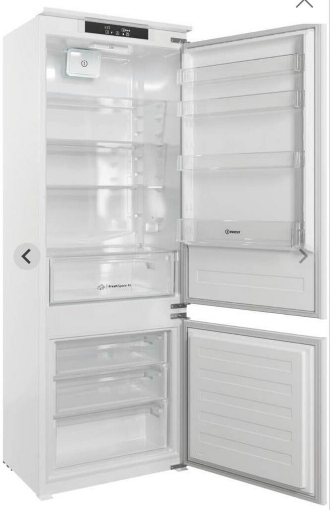 Réfrigérateur combiné encastrable  indesit IND 401- 400L, Electroménager, Réfrigérateurs & Frigos, Comme neuf, Avec congélateur séparé