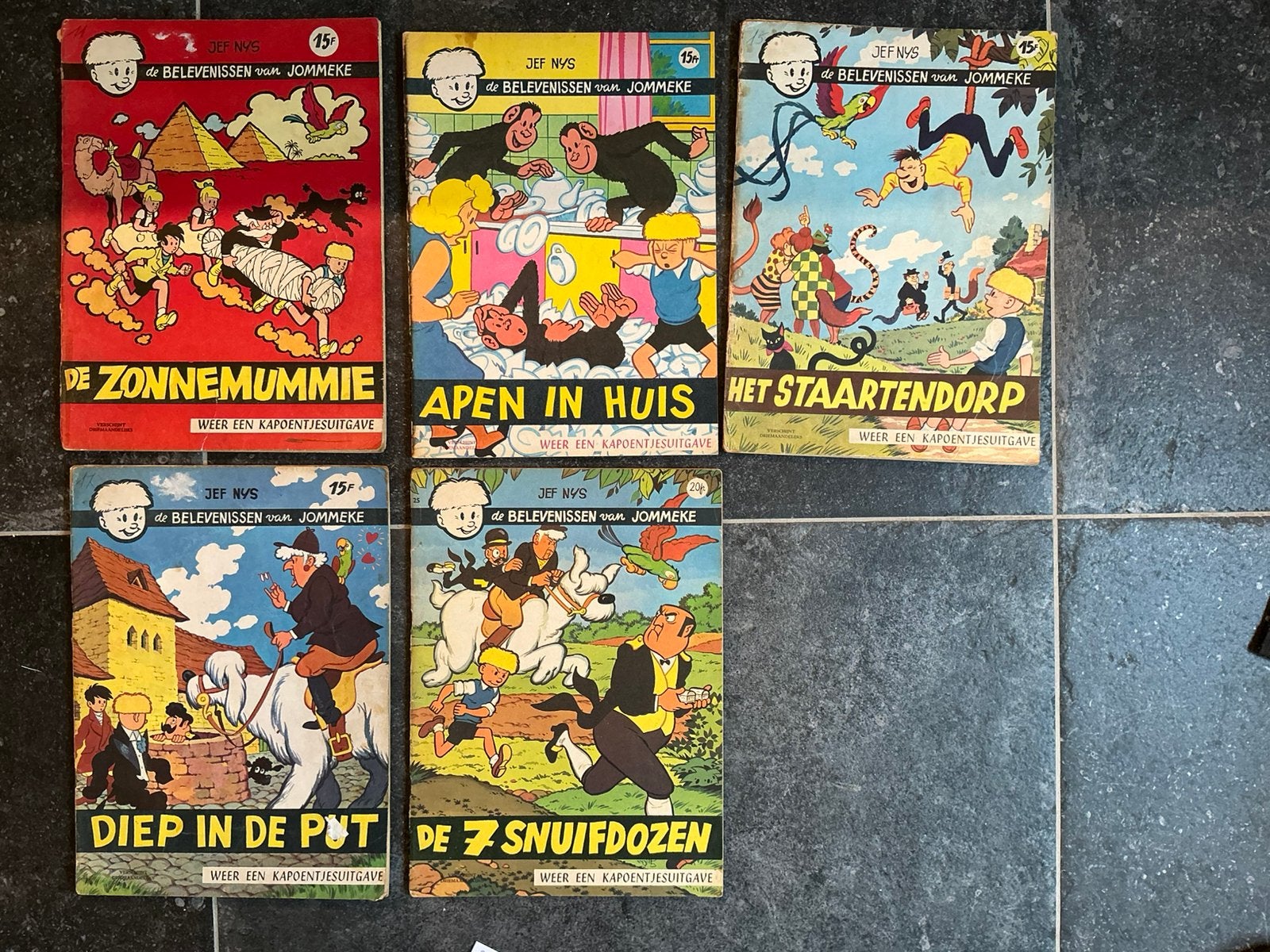 Lot Jommeke eerste druk, Meerdere stripboeken, Ophalen of Verzenden