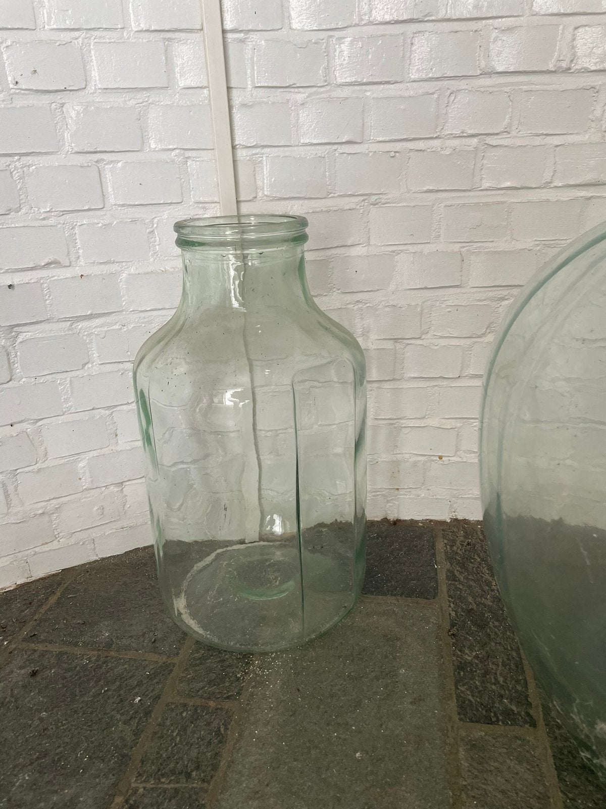Grote vaas 50cm op 30cm, Ophalen, Zo goed als nieuw, Glas, 50 cm