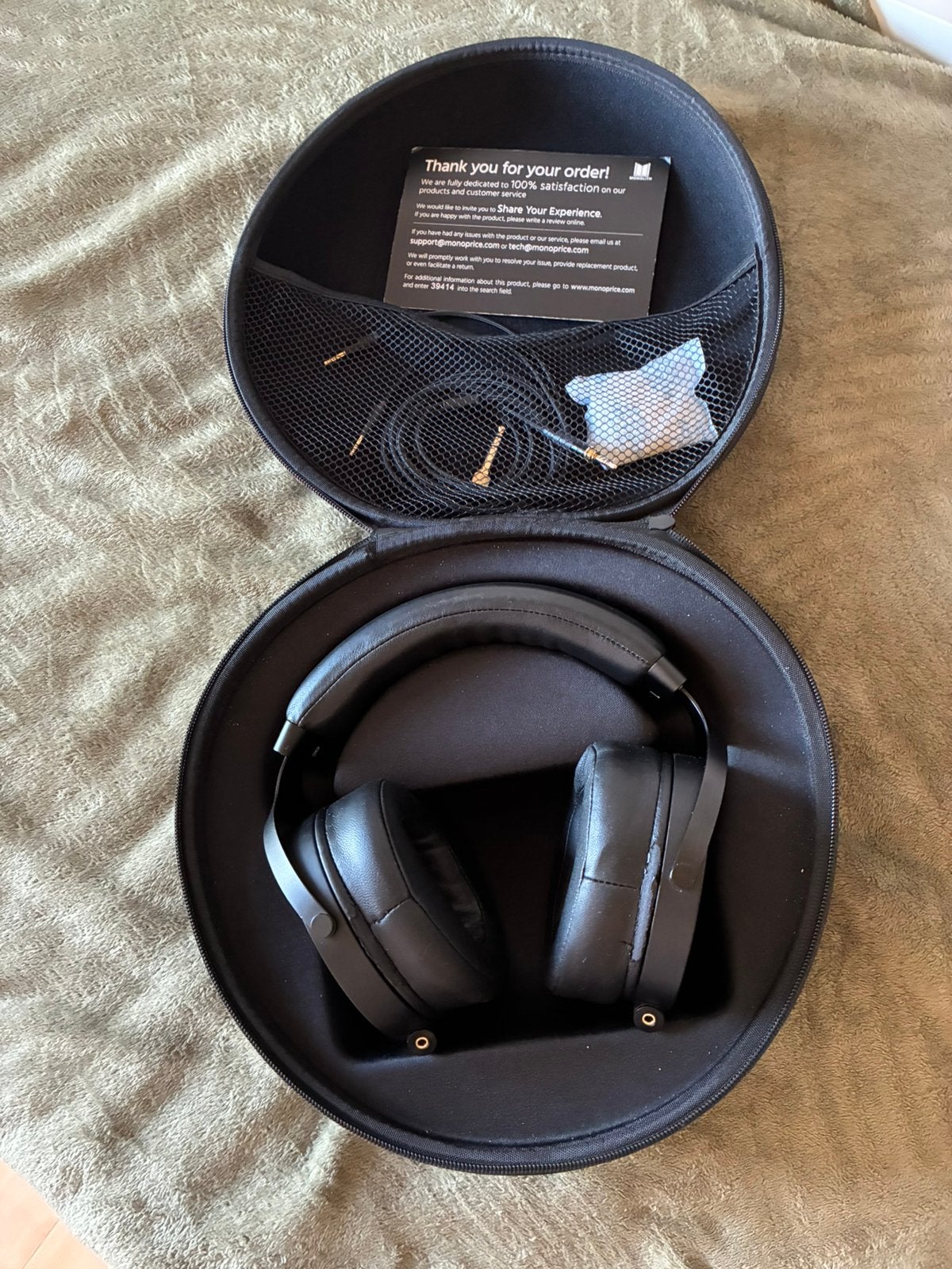 Monolith M1070 open back planar headphones, Audio, Tv en Foto, Hoofdtelefoons, Ophalen of Verzenden, Gebruikt, Over oor (circumaural)