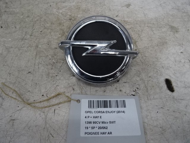 POIGNEE COFFRE / HAYON ARRIERE Opel Corsa E (01-2014/-), Autos : Pièces & Accessoires, Utilisé, Opel