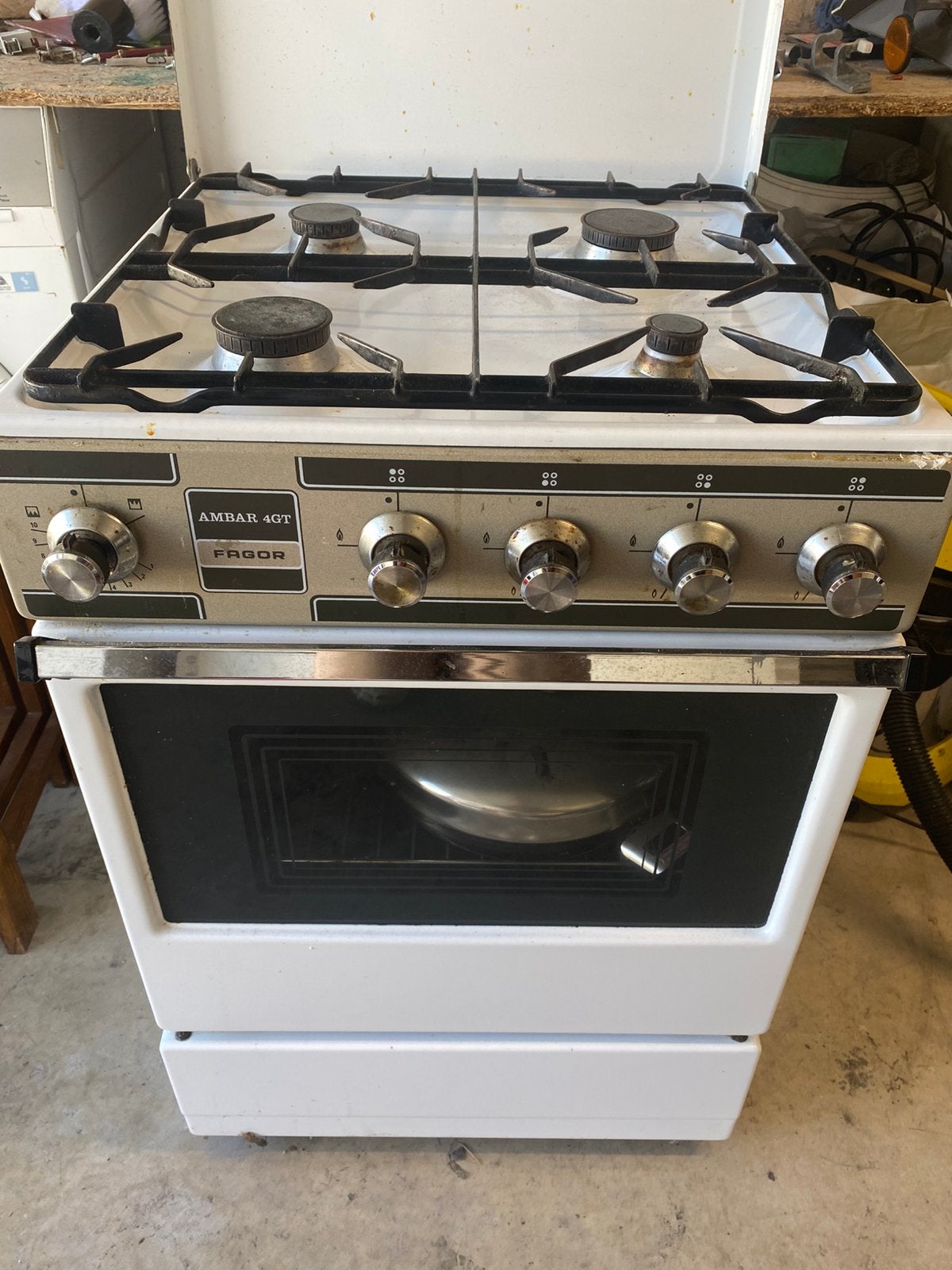 Four à gaz, Gaz, Gril, 4 zones de cuisson, Comme neuf