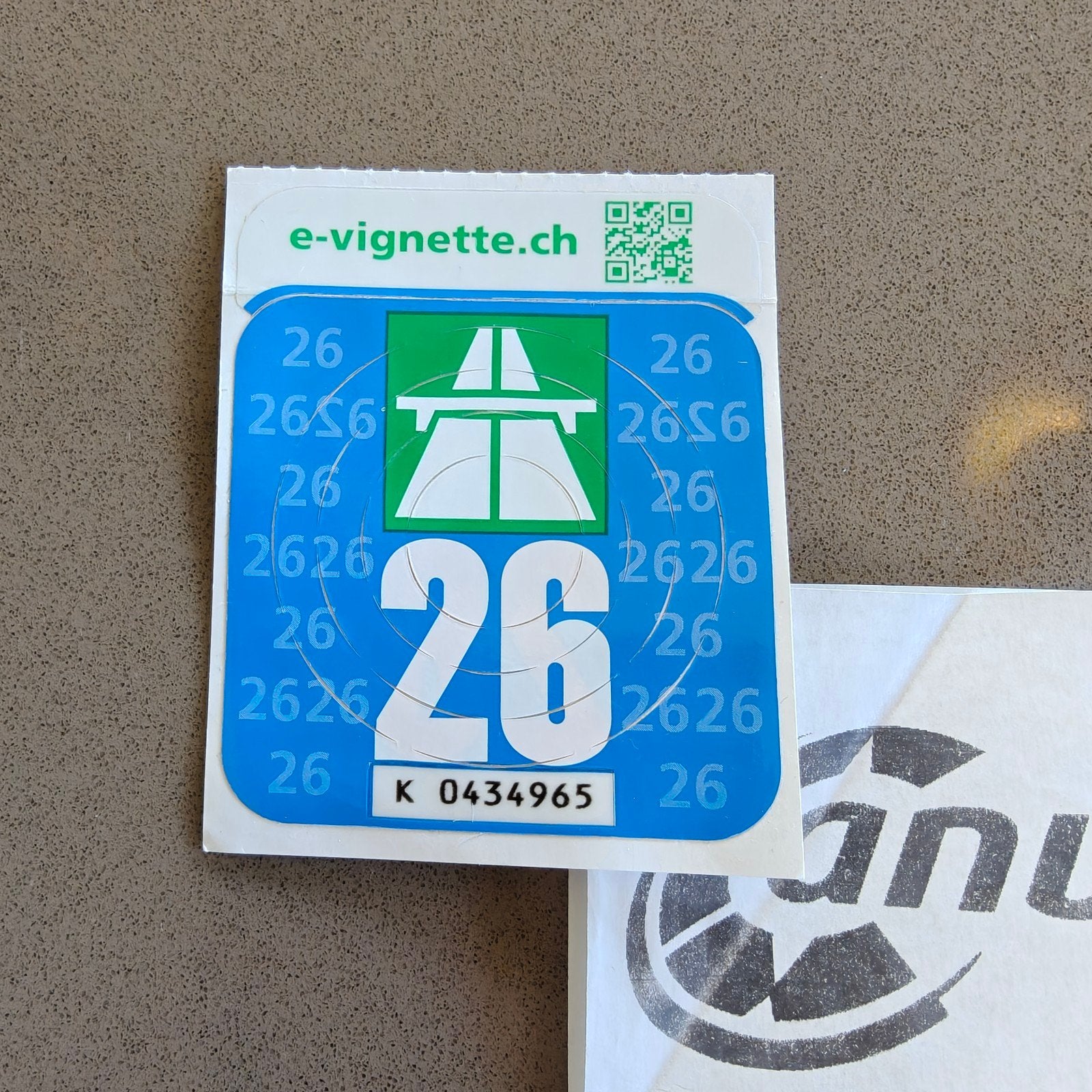 vignet Zwitserland., Tickets en Kaartjes, Autovignetten