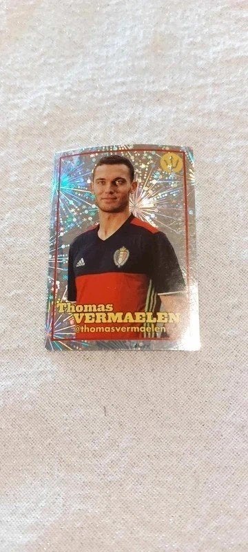 Panini / Sticker / Thomas Vermaelen / Rode Duivels, Enlèvement ou Envoi, Neuf, Affiche, Image ou Autocollant