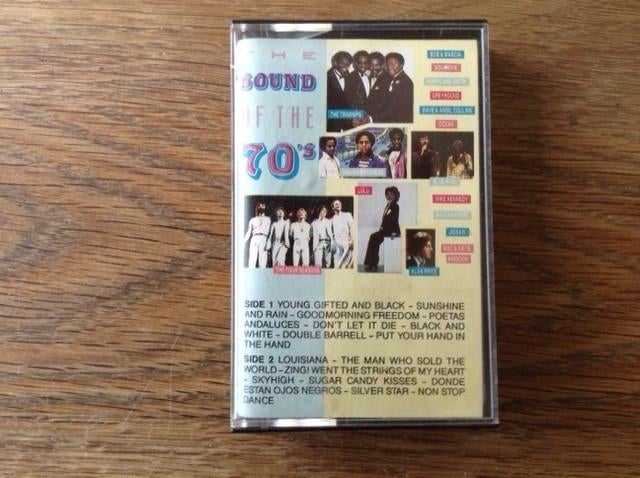 muziekcassette the sound of the 70's, Cd's en Dvd's, Cassettebandjes, Ophalen of Verzenden, Pop, 1 bandje, Origineel