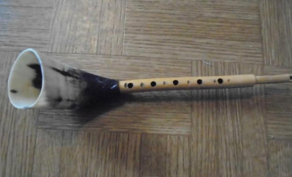 souvenier muziek in hout, Ophalen of Verzenden