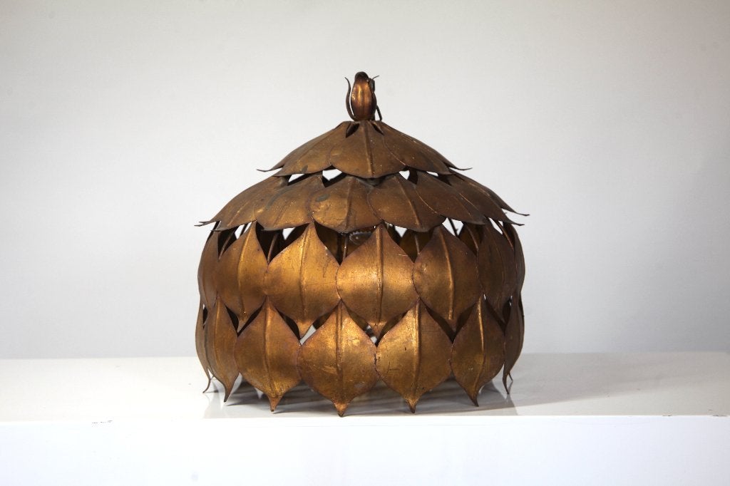 Hans Kögl Lotus plafondlamp, jaren 1960, Enlèvement, Utilisé