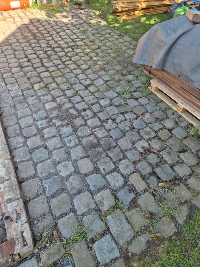 Gratis kasseien 25 m2, Tuin en Terras, Grind, Keien en Split, Ophalen
