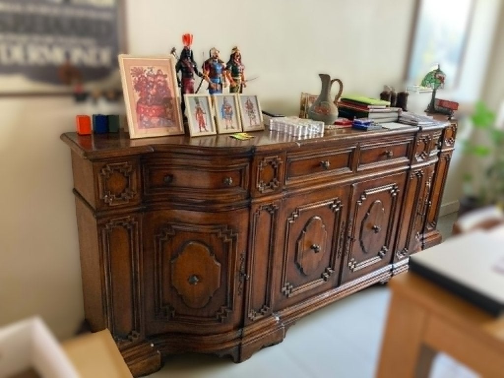 Vintage Italiaanse dressoirkast, Antiek en Kunst, Ophalen